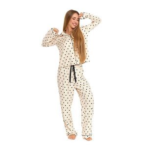 Dámské pyžamo Beatrix s puntíky XL