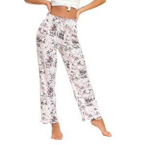 Pyžamové kalhoty Fiona růžové jemné S
