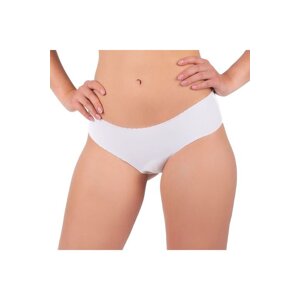 Bezešvé dámské kalhotky BCL400-001 bílé L