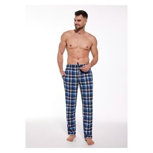 Pyžamové kalhoty Willy modré káro L