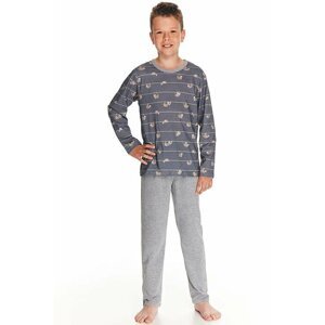 Chlapecké pyžamo Harry šedé s lenochody 134