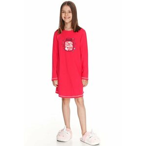 Dívčí noční košile Livia červená 104