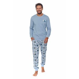Pánské pyžamo Dreams světle modré XL