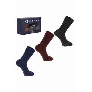 3pack pánských ponožek 4500023 s tečkami 39/42 - Dárkové balení