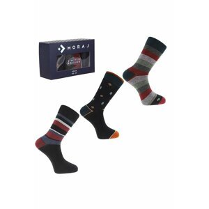3pack pánských ponožek 4500013 s pruhy 43/45 - Dárkové balení