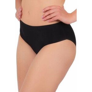 Bezešvé kalhotky Maxi Bikini černé XL
