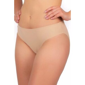 Bezešvé kalhotky Mini Bikini béžové XL
