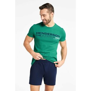 Pánské pyžamo  Fader zelené XXL - Dárkové balení