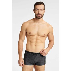 Pánské boxerkové plavky Giro šedo-černé XL