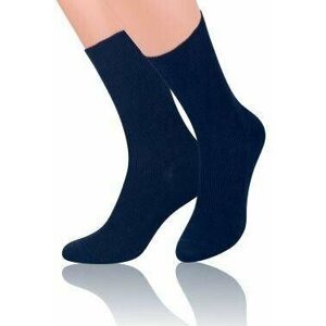 Zdravotní ponožky s volným lemem 018 tmavě modré 39/42