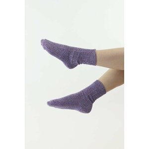 Pletené ponožky Thermona modro-fialové 35/38