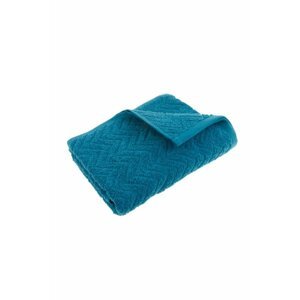 Premium ručník tyrkysový se vzorem 450g 50x100