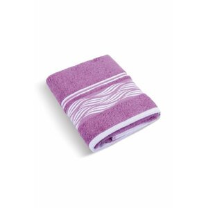 Froté ručník 480g vlnka lila 50x100