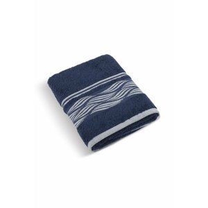 Froté ručník 480g vlnka modrá 50x100