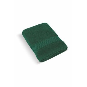Froté ručník proužek 450g tmavě zelená 50x100