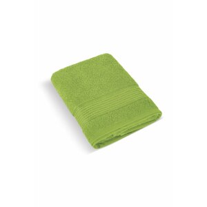 Froté ručník proužek 450g olivová 50x100
