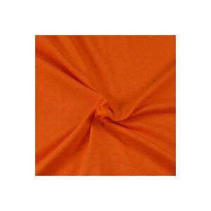 Oranžové Jersey prostěradlo 70x140