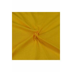 Sytě žluté Jersey prostěradlo 220x200, 2x70x90