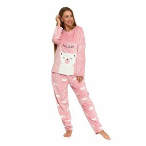 Pyžamo fleecové Medvídek růžové L