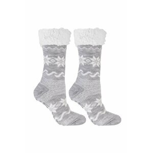 Hřejivé ponožky Nordic winter II světle šedé uni