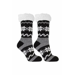Hřejivé ponožky Nordic winter II černé uni