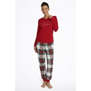 Dámské vánoční pyžamo Mystical červené XL