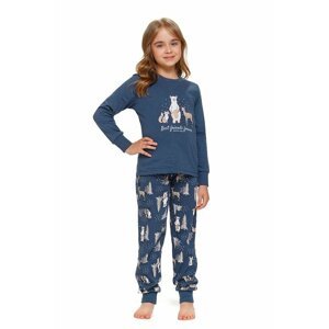 Dětské pyžamo Best Friends lesní zvířátka modré 146/152