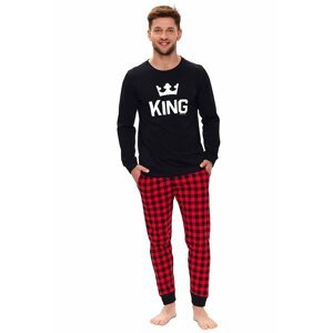 Pánské pyžamo King černé XXL