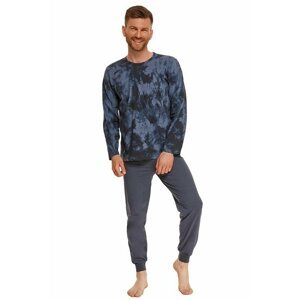 Pánské pyžamo Greg modré batikované XL