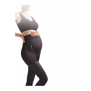 Těhotenské punčocháče Mamma 100 DEN černé XL