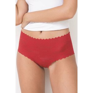 Krajkové kalhotky Bellie Maxi červené S