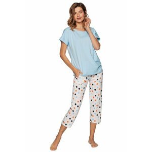 Luxusní dámské pyžamo Lenka modré S