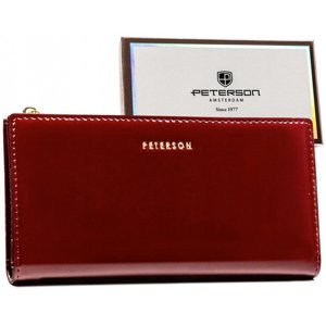 Dámská peněženka Peterson PTN 004-LAK bordó