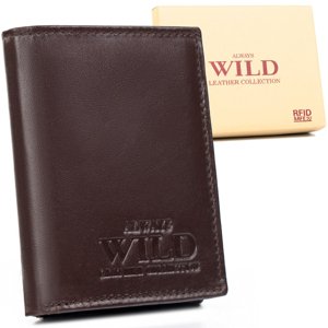 Pánská peněženka Wild N4-P-SCR tmavě hnědá