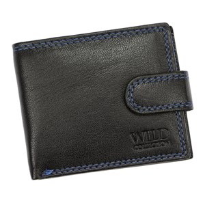 Pánská peněženka Wild 125607B černá, modrá