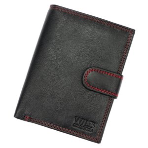 Pánská peněženka Wild 125601B černá, červená