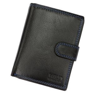 Pánská peněženka Wild 125601B černá, modrá