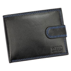 Pánská peněženka Wild 125602B černá, modrá