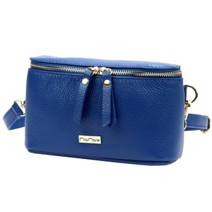 Dámská kabelka MiaMore 01-001 DOLLARO GOLD modrá