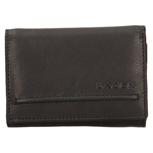 Lagen dámská peněženka kožená LM-2520/E - černá - BLK