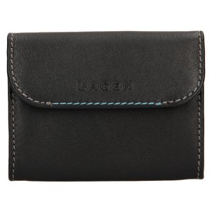 Lagen pánská peněženka kožená TP-814 - černá - BLK
