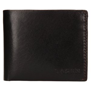 Lagen pánská peněženka kožená TS-508 - hnědá - BRN