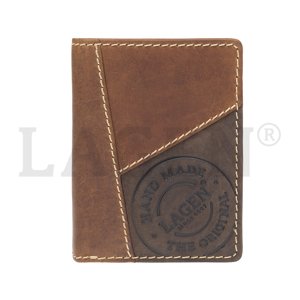 Lagen pánská peněženka kožená 51145-světle hnědá - TAN