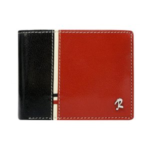Pánská peněženka Rovicky 323-RBA-D RFID černá, červená