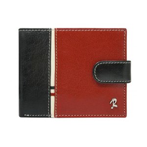 Pánská peněženka Rovicky 323L-RBA-D RFID černá, červená
