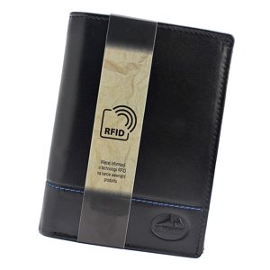 Pánská peněženka EL FORREST 859-623 RFID černá, modrá