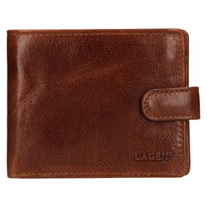 Lagen pánská peněženka kožená E-1036/T - světle hnědá - TAN