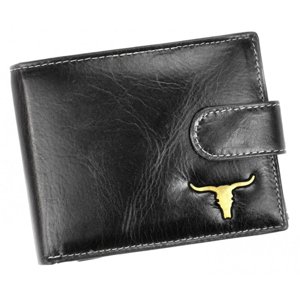 Černá pánská kožená peněženka RFID v krabičce BUFFALO WILD