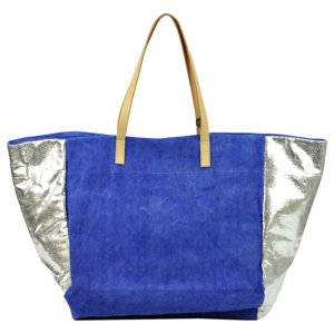 Dámská kabelka Lookat LK-Y1307 modrá, stříbrná
