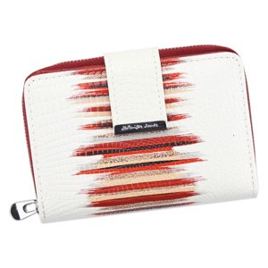 Dámská peněženka Jennifer Jones 5198-2 bílá, červená